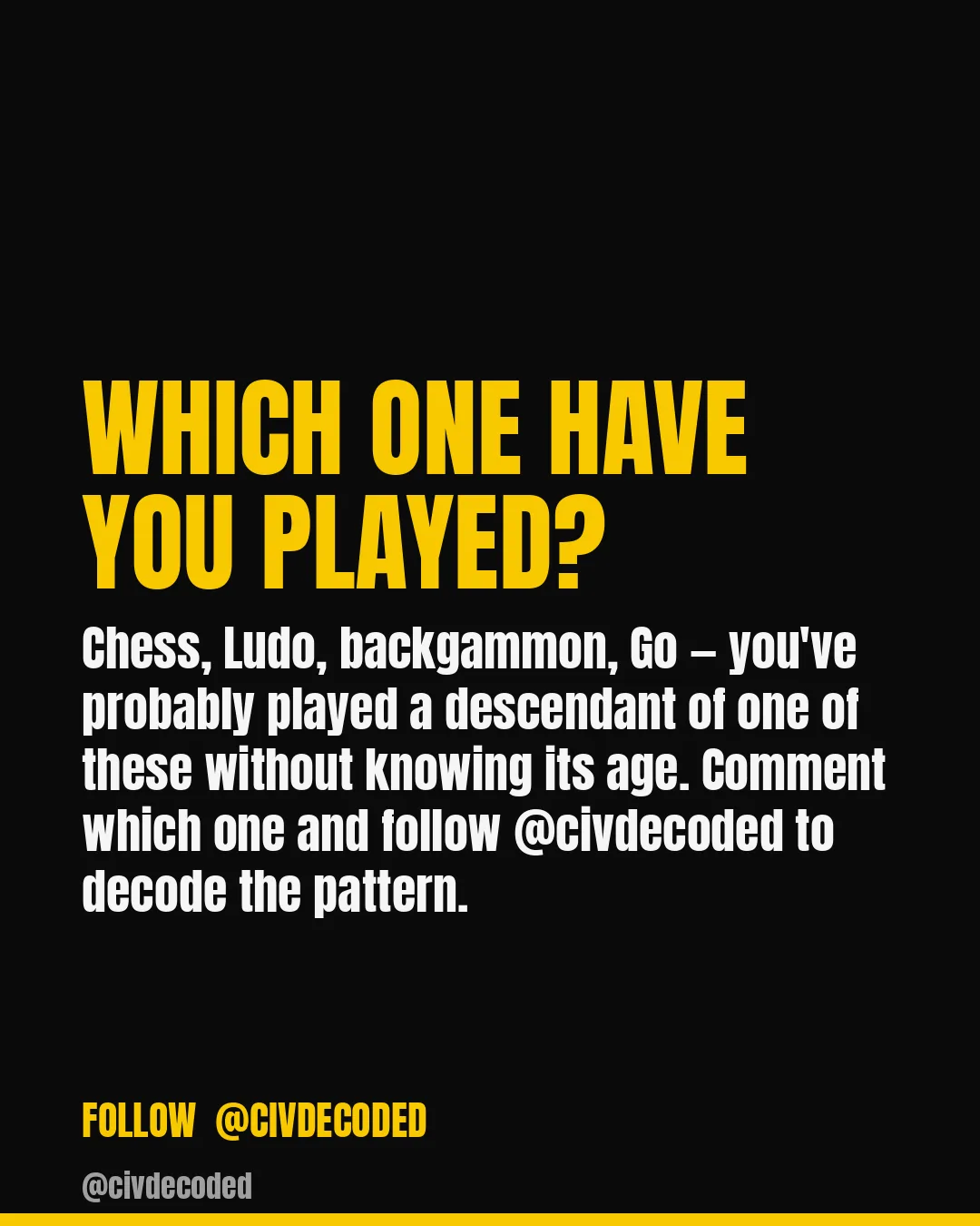Follow CivDecoded for more history, decoded through data.