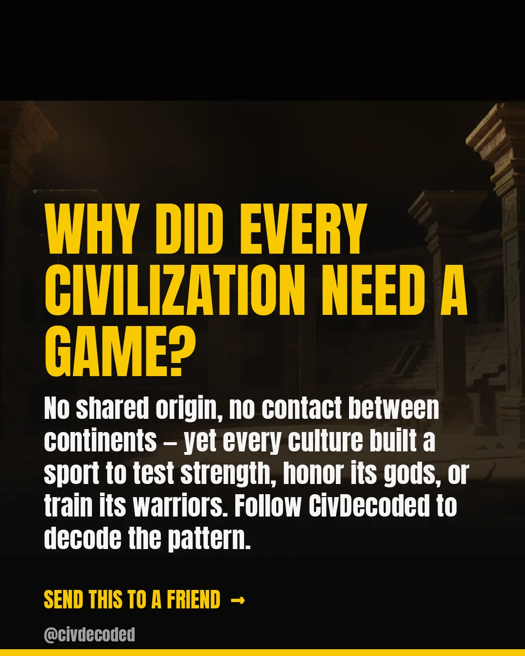 Follow CivDecoded for more history, decoded through data.
