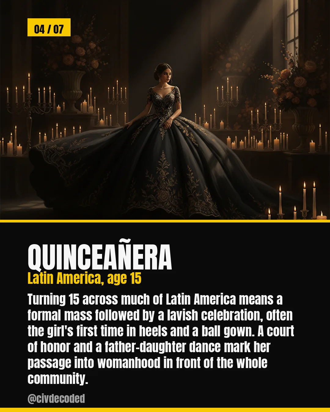 Quinceañera — Latin American coming-of-age celebration