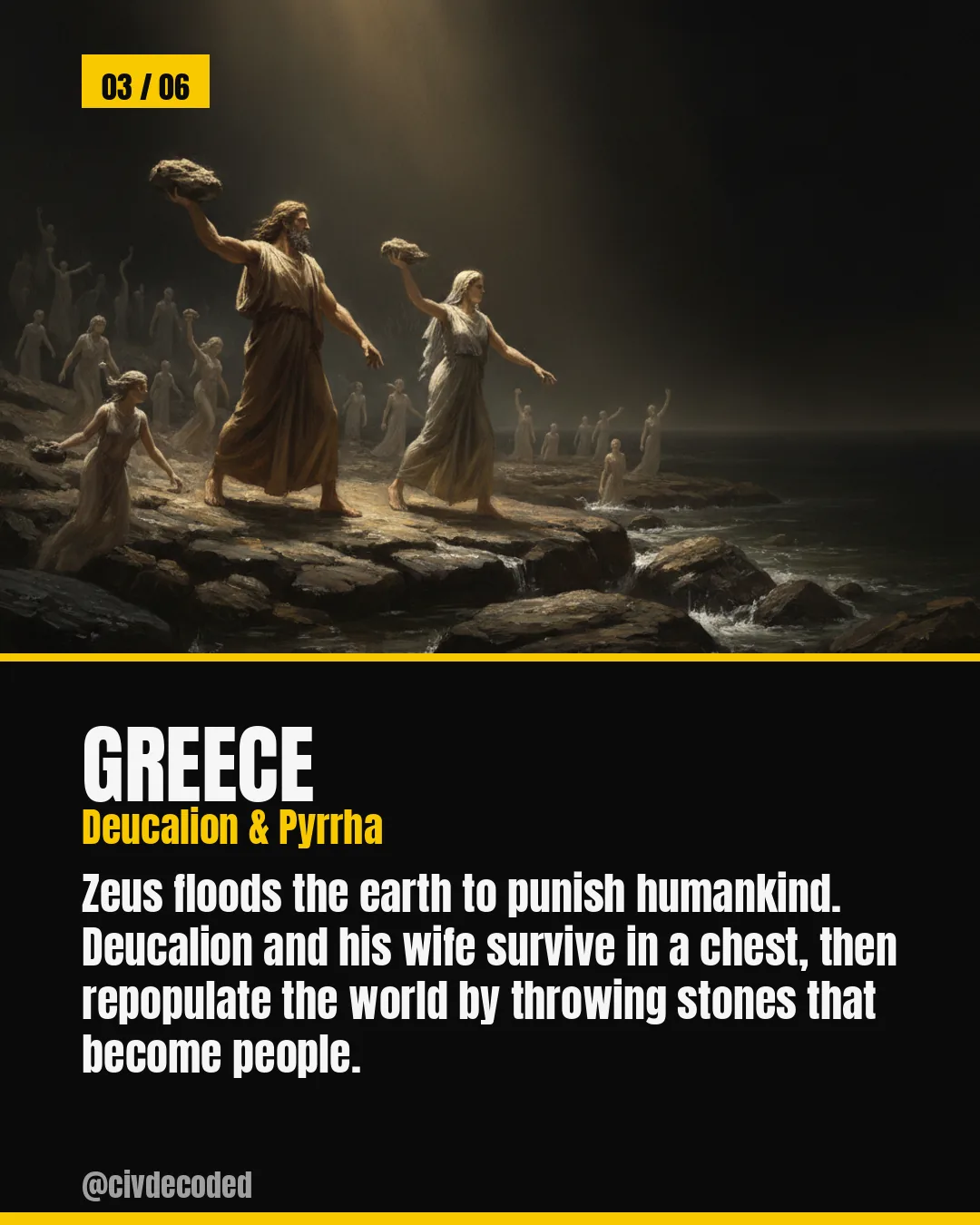 Greece's flood myth — Deucalion