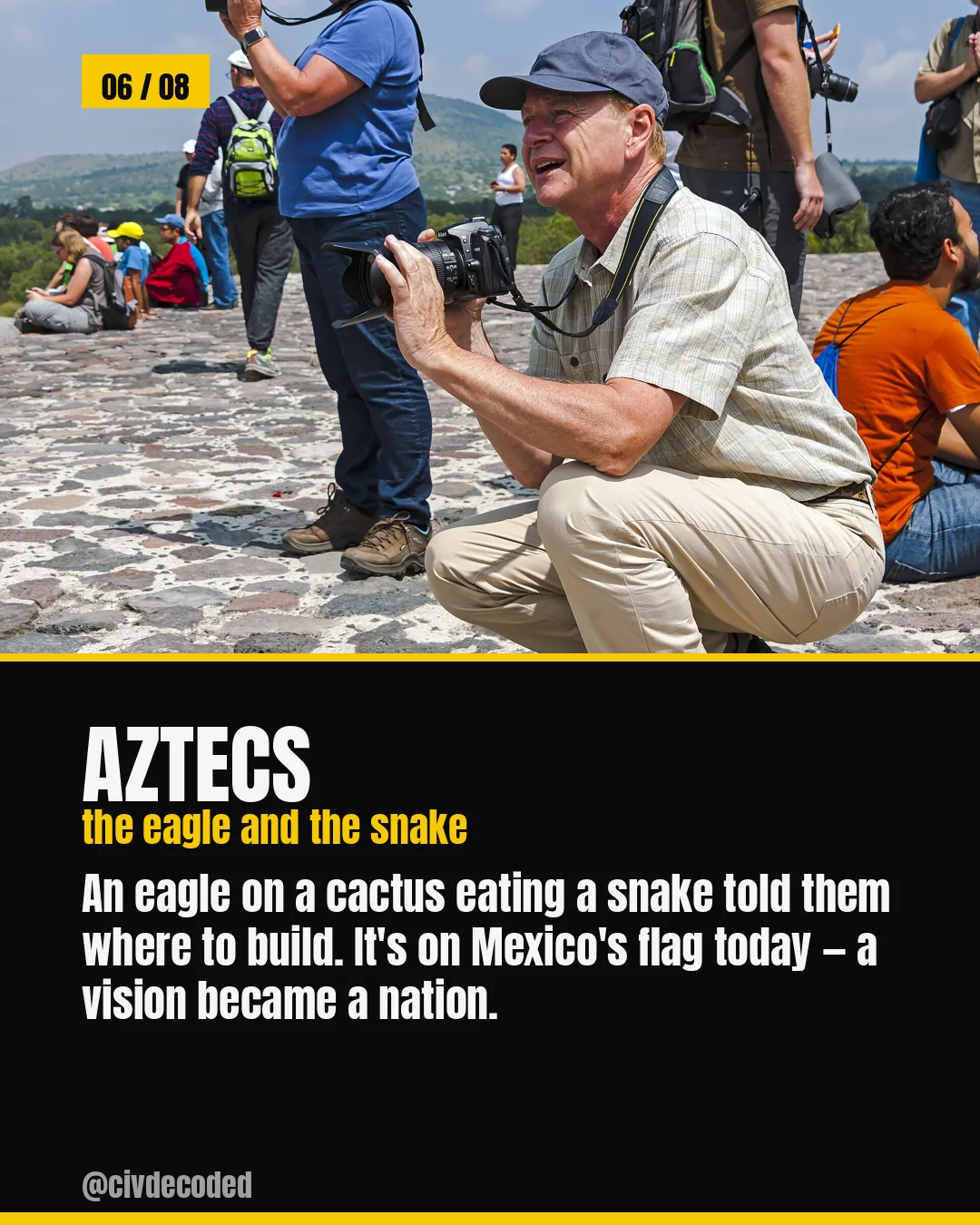 Aztecs — the eagle and the snake, the vision that founded Tenochtitlan