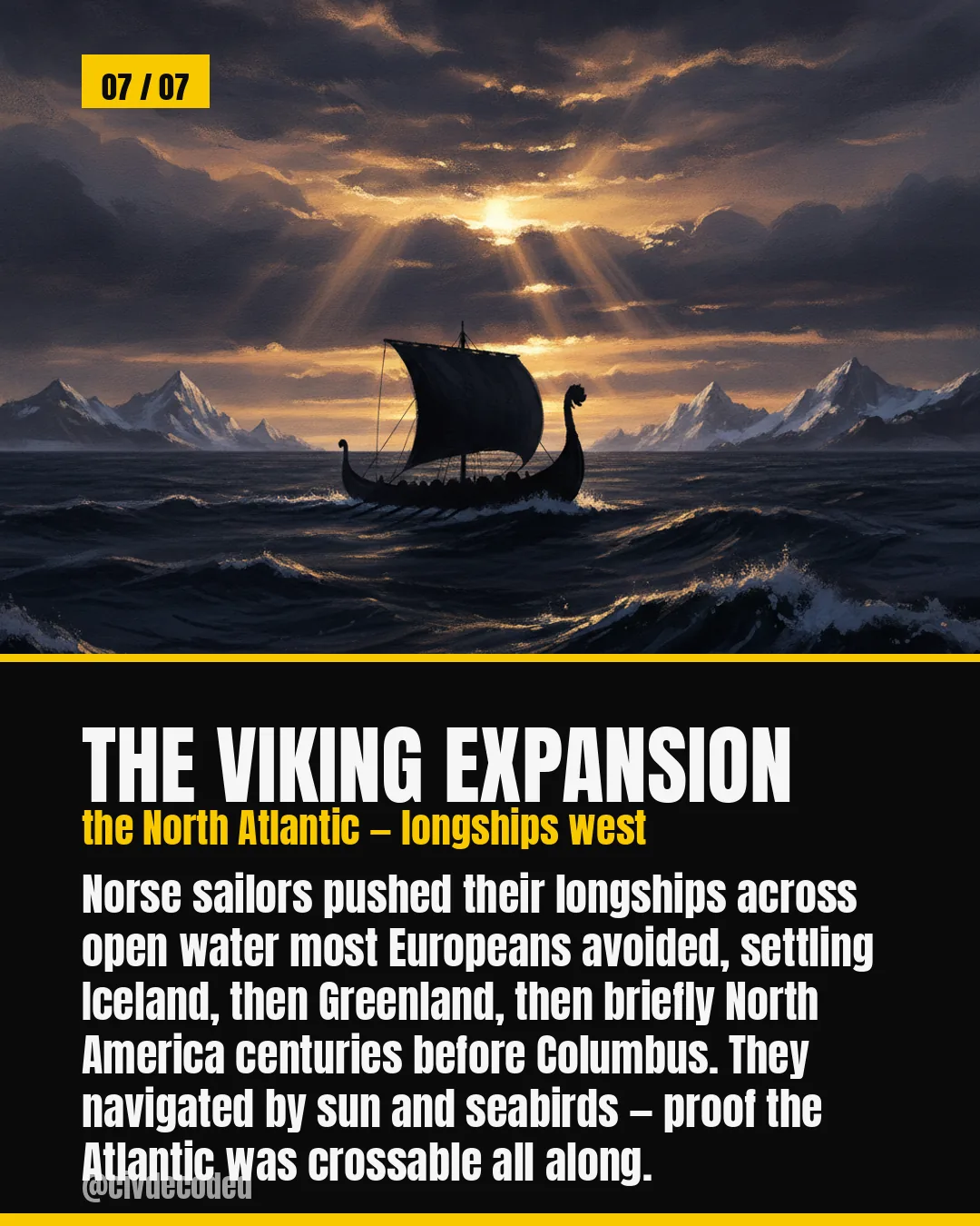 The Viking expansion — reaching North America 500 years before Columbus