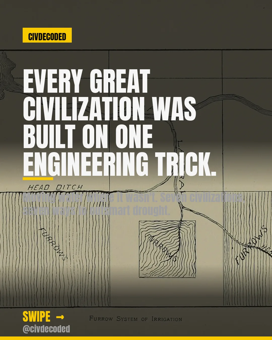 Every great civilization was built on one engineering trick.
