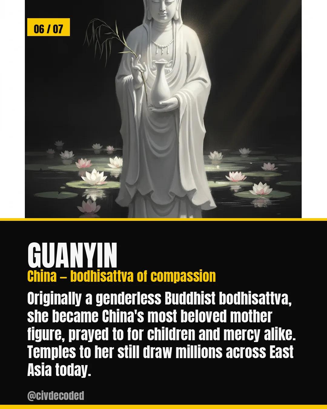 Guanyin — East Asian mother/mercy goddess