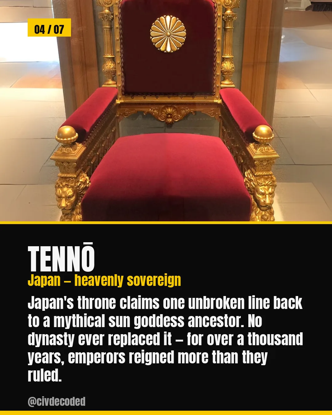 Tennō — Japan's emperor