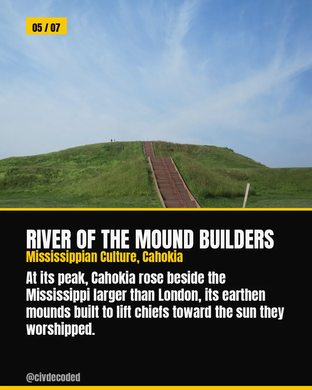 River of the Mound Builders — the Mississippi and Cahokia, a city once larger than London