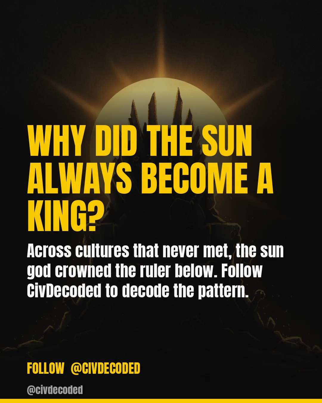 Follow CivDecoded for more history, decoded through data.
