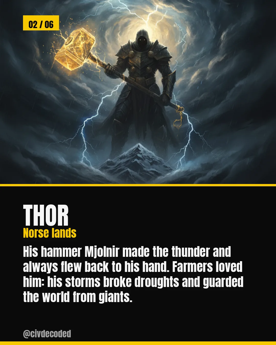 Thor — Norse thunder god