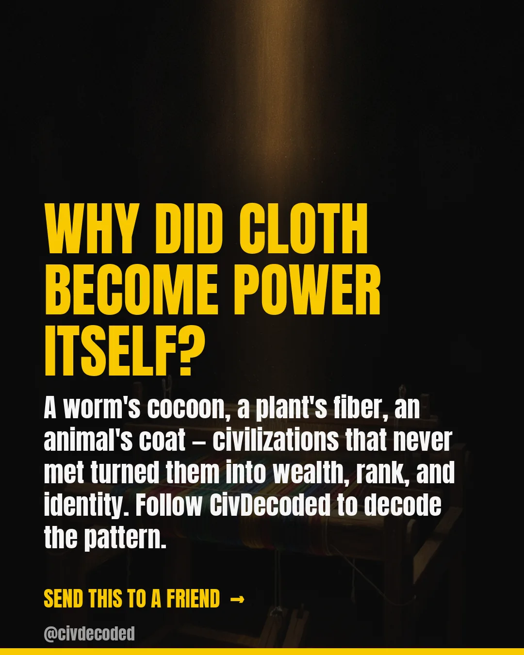 Follow CivDecoded for more history, decoded through data.