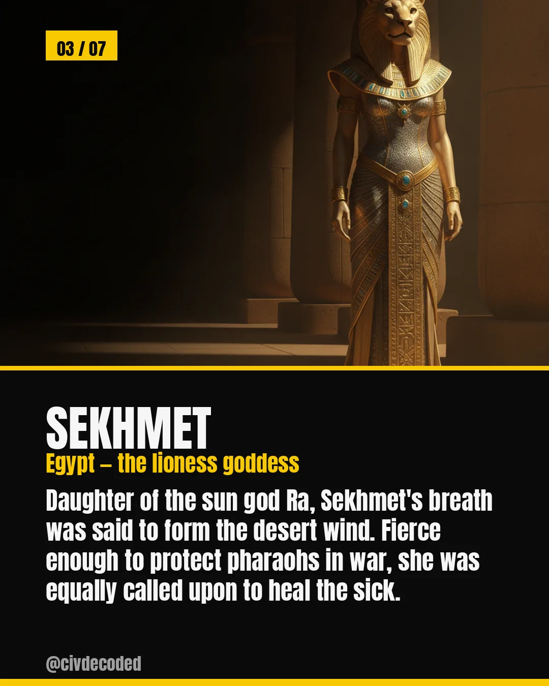 Sekhmet — Egypt's lioness war goddess