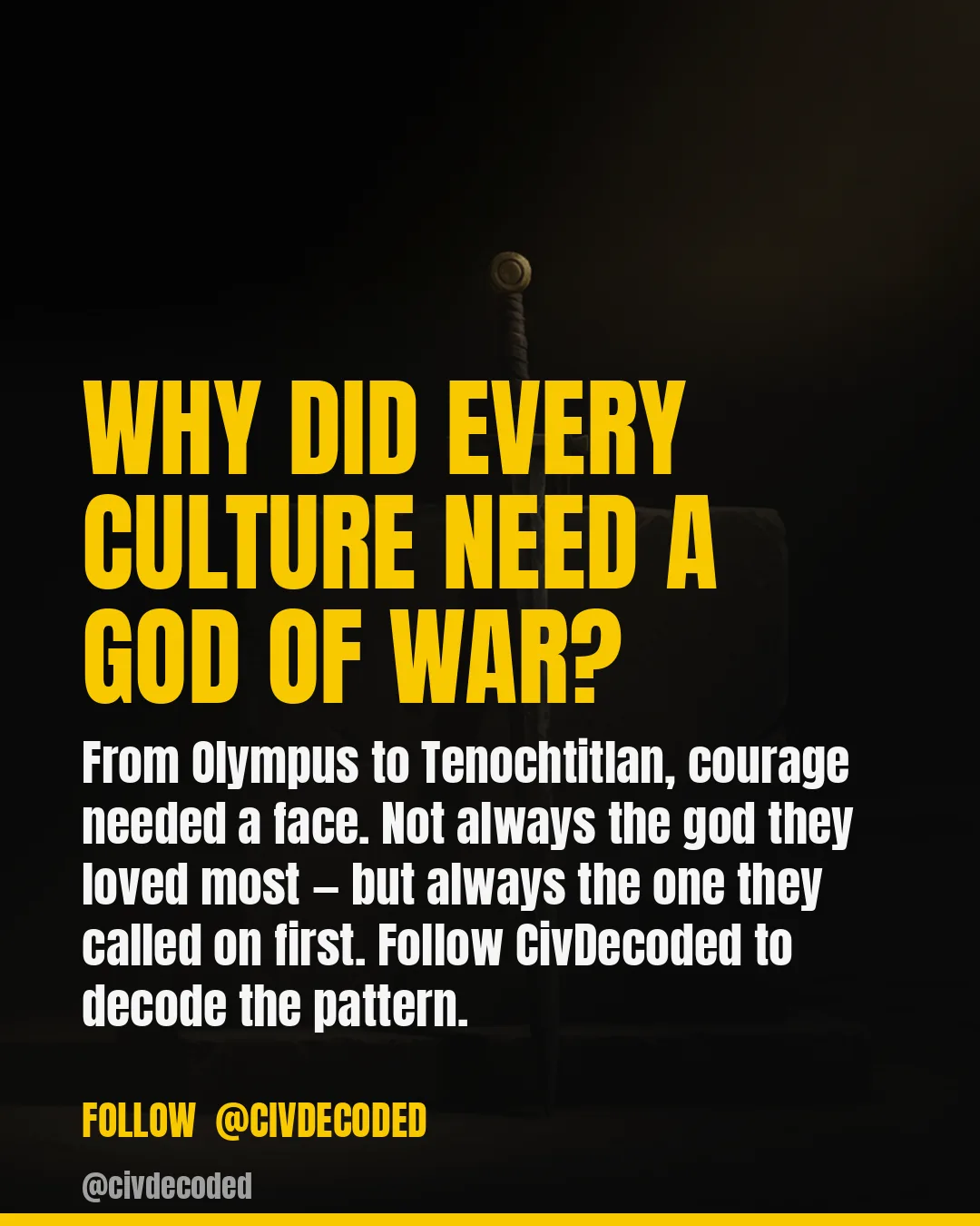 Follow CivDecoded for more history, decoded through data.